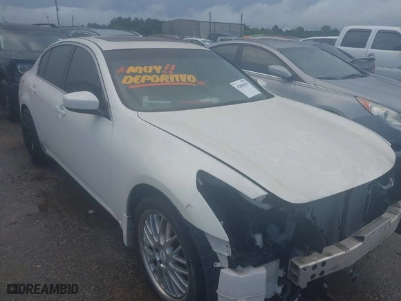 2012 Infiniti G25 Sedan Journey with VIN JN1DV6AP2CM811753, listed as a IAAI auction lot 42080459 with 1 mi miles. Bid and sale history available at carsss.com. Image 1.