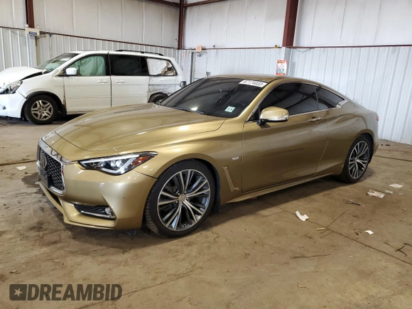 2019 Infiniti Q60 Luxe with VIN JN1EV7EL7KM290898, listed as a Copart auction lot 67174033 with 34,901 mi miles and Salvage Title. Bid and sale history available at DreamBid. Image 1.