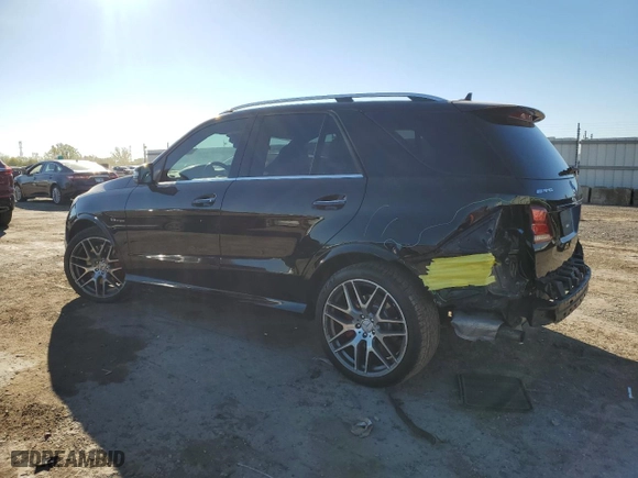 2017 Mercedes-Benz GLE with VIN 4JGDA7FB8HA849536, listed as a Copart auction lot 74378894 with NaN miles and Salvage Title. Bid and sale history available at carsss.com. Image 2.