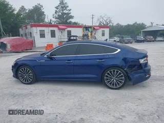 2018 Audi A5 Sportback Premium Plus with VIN WAUBNCF51JA010348, listed as a IAAI auction lot 42158517 with 78,731 mi miles and . Bid and sale history available at DreamBid. Image 14.