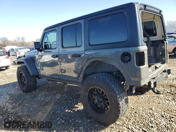 2018 Jeep Wrangler Unlimited Sport S with VIN 1C4HJXDG7JW298738, listed as a Copart auction lot 49312355 with 69,983 mi miles and Salvage title. Bid and sale history available at DreamBid. Image 2.