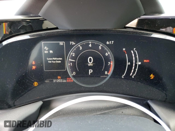 2024 Lexus NX 250 z VIN 2T2ADCAZ3RC006672, wystawiony jako Copart lot #46131785 z przebiegiem 31 202 mil mil oraz Szkoda całkowita • Salvage title. Historia ofert i sprzedaży dostępna na DreamBid. Obrazek 9.