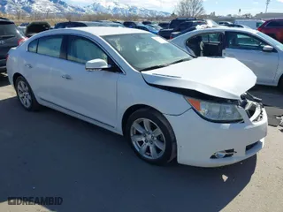 2013 Buick LaCrosse Leather with VIN 1G4GC5E34DF177266, listed as a IAAI auction lot 41657694 with 163,477 mi miles. Bid and sale history available at carsss.com. Image 1.