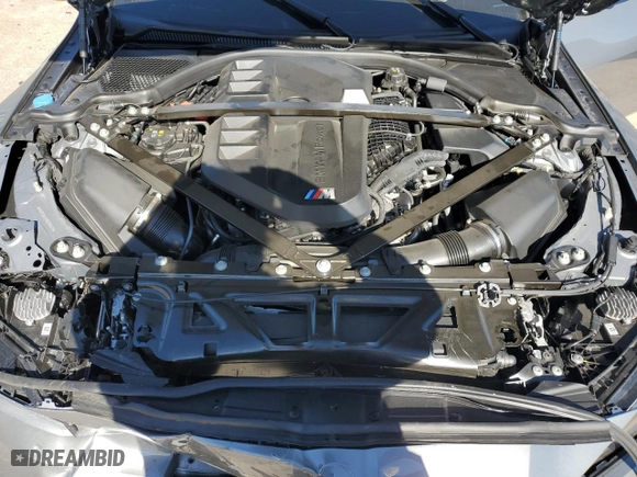 2024 BMW M4 Competition xDrive with VIN WBS33BA01RCP06011, listed as a Copart auction lot 75655344 with 0 mi miles and Salvage Title. Bid and sale history available at carsss.com. Image 11.