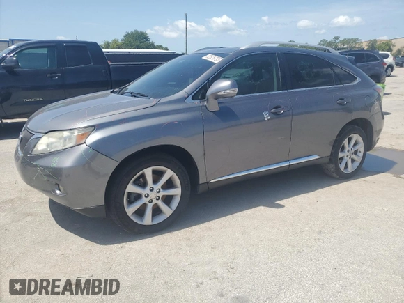 2012 Lexus RX 350 with VIN 2T2ZK1BA5CC071651, listed as a Copart auction lot 62826795 with 173,109 mi miles and Salvage title. Bid and sale history available at DreamBid. Image 1.