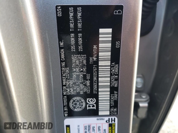 2024 Lexus NX with VIN 2T2GGCEZ9RC057671, listed as a Copart auction lot 76449364 with 6,074 mi miles and Salvage Title. Bid and sale history available at carsss.com. Image 13.