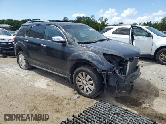 2011 Chevrolet Equinox LTZ with VIN 2CNFLGE50B6305695, listed as a Copart auction lot 51114025 with 0 mi miles and Salvage Title. Bid and sale history available at carsss.com. Image 4.