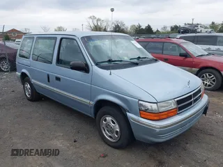 1992 Dodge Caravan z VIN 2B4GH45RXNR603778, wystawiony jako IAAI lot #42009178 z przebiegiem 57 811 mil mil oraz . Historia ofert i sprzedaży dostępna na DreamBid. Obrazek 1.