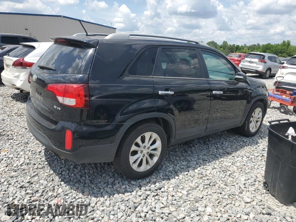 2015 Kia Sorento EX with VIN 5XYKU4A71FG619306, listed as a Copart auction lot 54825955 with 119,474 mi miles and Clean Title. Bid and sale history available at carsss.com. Image 3.