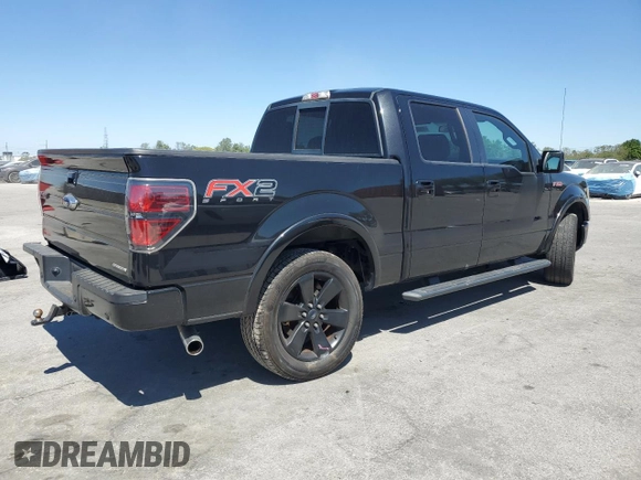 2014 Ford F-150 XL with VIN 1FTFW1CF4EFC48206, listed as a Copart auction lot 49866575 with 157,879 mi miles and Salvage Title. Bid and sale history available at carsss.com. Image 3.