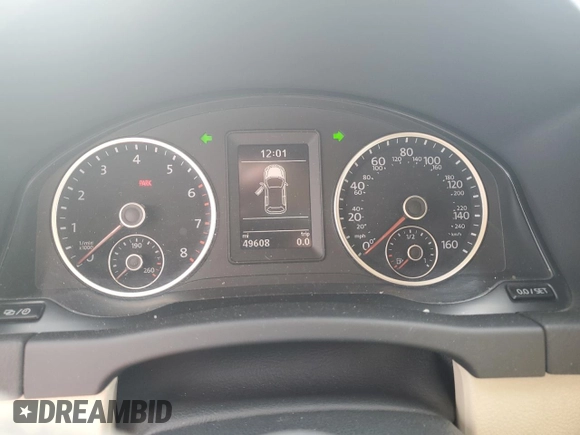 2017 Volkswagen Tiguan S with VIN WVGAV7AX9HK017871, listed as a Copart auction lot 48767785 with 49,608 mi miles and Salvage Title. Bid and sale history available at DreamBid. Image 9.
