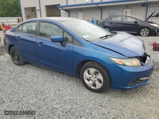 2014 Honda Civic Sedan LX with VIN 19XFB2F55EE015434, listed as a Copart auction lot 51239465 with 106,914 mi miles and Salvage Title. Bid and sale history available at carsss.com. Image 4.