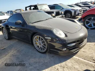 2011 Porsche 911 Turbo with VIN WP0AD2A99BS766866, listed as a Copart auction lot 75252884 with 0 mi miles and Salvage Title. Bid and sale history available at carsss.com. Image 4.