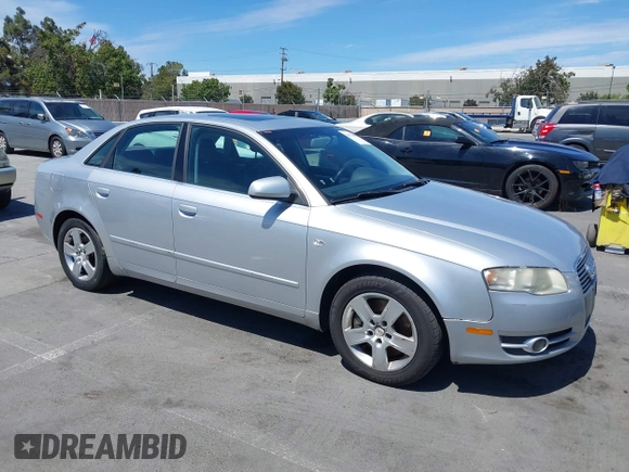 2006 Audi A4 2.0T with VIN WAUAF78E76A200014, listed as a IAAI auction lot 42674600 with 181,619 mi miles and . Bid and sale history available at DreamBid. Image 1.