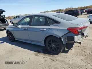 2022 Honda Civic Sedan Sport with VIN 2HGFE2F53NH553093, listed as a Copart auction lot 78613384 with 29,531 mi miles and Salvage Title. Bid and sale history available at carsss.com. Image 2.