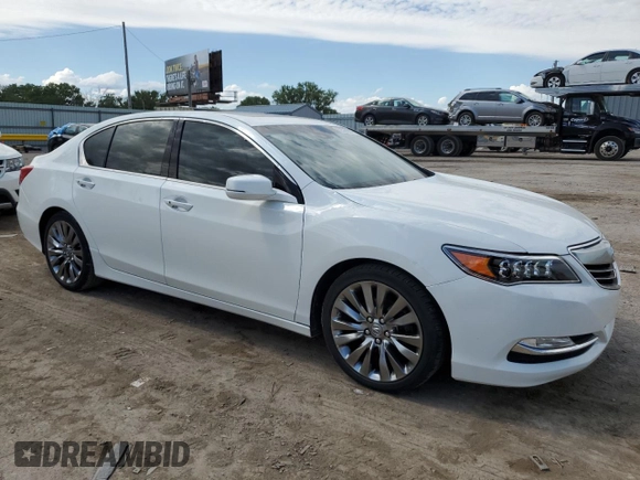 2016 Acura RLX Tech Pkg with VIN JH4KC1F51GC001822, listed as a Copart auction lot 62364984 with 118,509 mi miles and Clean Title. Bid and sale history available at carsss.com. Image 4.