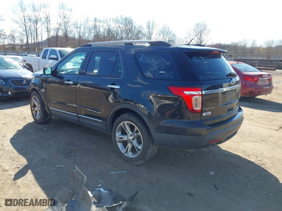 2015 Ford Explorer Limited with VIN 1FM5K7F81FGA20596, listed as a IAAI auction lot 41723174 with 193,992 mi miles. Bid and sale history available at carsss.com. Image 3.
