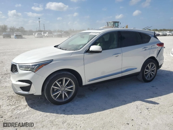 2021 Acura RDX w/Technology Package with VIN 5J8TC1H50ML005005, listed as a Copart auction lot 43707555 with 14,206 mi miles and Salvage Title. Bid and sale history available at carsss.com. Image 1.