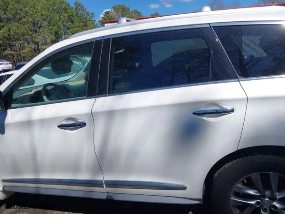 2014 Infiniti QX60 with VIN 5N1AL0MM0EC516000, listed as a IAAI auction lot 41890913 with 165,627 mi miles. Bid and sale history available at carsss.com. Image 14.