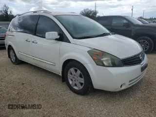 2008 Nissan Quest with VIN 5N1BV28U78N108686, listed as a Copart auction lot 74558294 with 120,697 mi miles and Clean Title. Bid and sale history available at carsss.com. Image 4.