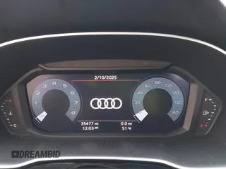 2021 Audi Q3 Premium with VIN WA1AUCF31M1131914, listed as a IAAI auction lot 41571543 with 35,477 mi miles and . Bid and sale history available at DreamBid. Image 7.