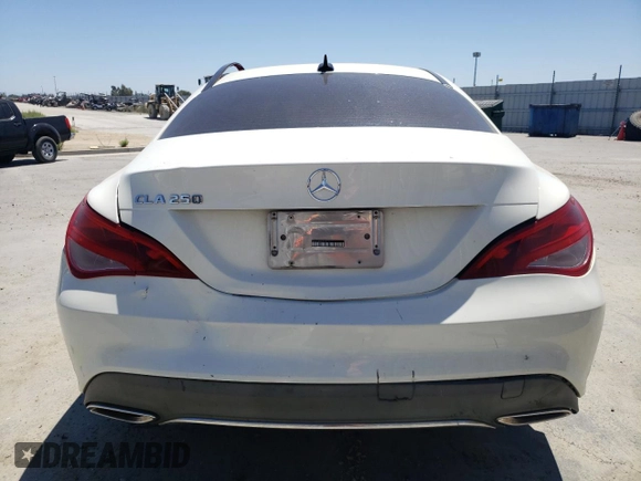 2017 Mercedes-Benz CLA with VIN WDDSJ4EB7HN434332, listed as a Copart auction lot 61773133 with 139,457 mi miles. Bid and sale history available at carsss.com. Image 6.