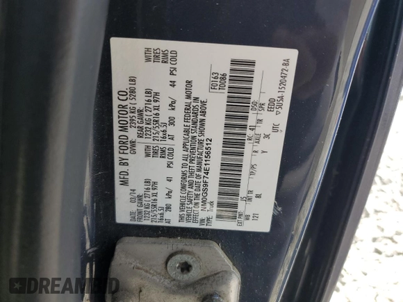 2014 Ford Transit Connect XLT z VIN NM0GS9F74E1156512, wystawiony jako Copart lot #57890405 z przebiegiem 109 580 mil mil oraz Szkoda całkowita • Salvage title. Historia ofert i sprzedaży dostępna na DreamBid. Obrazek 13.