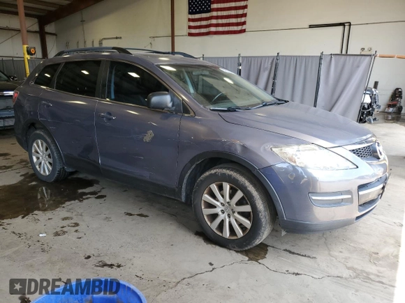 2008 Mazda CX-9 Touring with VIN JM3TB38V780156158, listed as a Copart auction lot 62378365 with 133,614 mi miles and Salvage title. Bid and sale history available at DreamBid. Image 4.