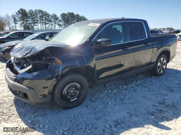 2019 Honda Ridgeline RTL with VIN 5FPYK2F51KB007787, listed as a Copart auction lot 50106675 with 0 mi miles and Salvage Title. Bid and sale history available at carsss.com. Image 1.