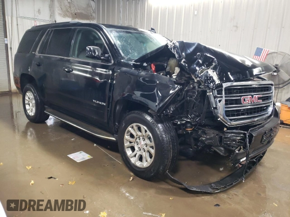 2018 GMC Yukon SLE with VIN 1GKS2AKC6JR110021, listed as a Copart auction lot 44071945 with 68,495 mi miles and Salvage Title. Bid and sale history available at carsss.com. Image 4.
