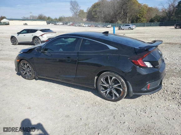 2019 Honda Civic Si Coupe with VIN 2HGFC3A59KH750557, listed as a Copart auction lot 81241774 with 101,054 mi miles and Salvage Title. Bid and sale history available at carsss.com. Image 2.