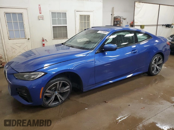 2022 BMW 4 Series 430i xDrive with VIN WBA73AP0XNCJ20733, listed as a Copart auction lot 72329064 with Not Provided miles and Non Repairable. Bid and sale history available at DreamBid. Image 1.
