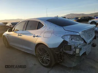 2019 Genesis G70 Advanced with VIN KMTG64LA3KU037467, listed as a Copart auction lot 85215154 with 45,338 mi miles and Salvage Title. Bid and sale history available at DreamBid. Image 2.