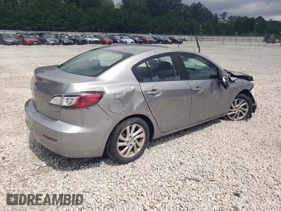 2012 Mazda 3 i Touring with VIN JM1BL1V73C1700184, listed as a Copart auction lot 61347565 with Not provided miles and Salvage title. Bid and sale history available at DreamBid. Image 3.