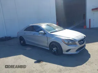 2018 Mercedes-Benz CLA with VIN WDDSJ4EB1JN676569, listed as a IAAI auction lot 41933392 with 104,297 mi miles. Bid and sale history available at carsss.com. Image 1.