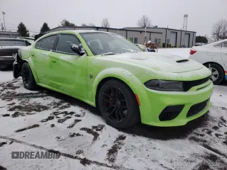 2023 Dodge Charger SRT Hellcat Widebody Jailbreak with VIN 2C3CDXL94PH587642, listed as a Copart auction lot 83102964 with Not Provided miles and Salvage Title. Bid and sale history available at carsss.com. Image 4.