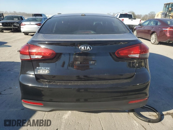 2017 Kia Forte LX with VIN 3KPFK4A77HE050159, listed as a Copart auction lot 48134215 with 0 mi miles and Salvage Title. Bid and sale history available at carsss.com. Image 6.