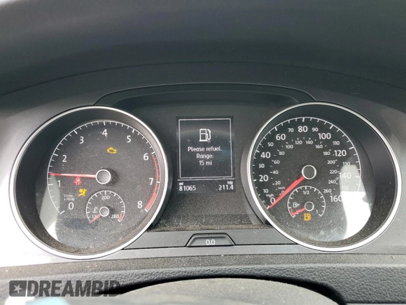 2017 Volkswagen Golf S z VIN 3VWH17AU7HM543359, wystawiony jako Copart lot #58502255 z przebiegiem 81 065 mil mil oraz Szkoda całkowita • Salvage title. Historia ofert i sprzedaży dostępna na DreamBid. Obrazek 9.