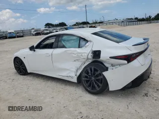 2024 Lexus IS 350 F Sport z VIN JTHBZ1B29R5077757, wystawiony jako Copart lot #56960195 z przebiegiem 13 003 mil mil oraz Szkoda całkowita • Salvage title. Historia ofert i sprzedaży dostępna na DreamBid. Obrazek 2.