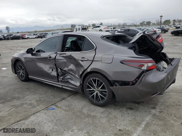 2021 Toyota Camry SE Nightshade with VIN 4T1G11AK3MU556170, listed as a Copart auction lot 48823565 with 53,128 mi miles and Salvage Title. Bid and sale history available at carsss.com. Image 2.