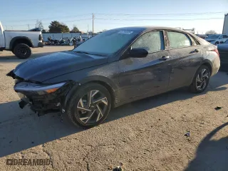 2025 Hyundai Elantra SEL Sport with VIN KMHLM4DG6SU877745, listed as a Copart auction lot 88795335 with 1,302 mi miles and Salvage Title. Bid and sale history available at carsss.com. Image 1.