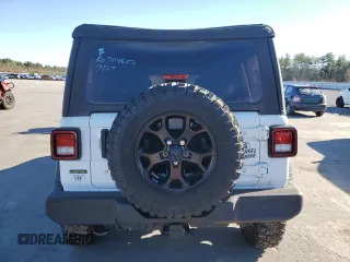 2022 Jeep Wrangler Unlimited Willys with VIN 1C4HJXDM7NW272815, listed as a Copart auction lot 80557734 with Not Provided miles and Clean Title. Bid and sale history available at DreamBid. Image 6.