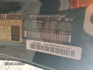 2013 Mercedes-Benz E 550 с VIN WDDKJ7DB9DF219820, выставлен на аукционе Copart как лот 75694914 с пробегом 162 352 миль миль и Списание • Salvage title. История ставок и продаж доступна на DreamBid. Изображение 13.