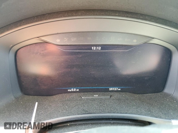 2019 Volkswagen Atlas SEL R-Line with VIN 1V2RR2CAXKC520476, listed as a Copart auction lot 55085975 with 59,727 mi miles and Salvage title. Bid and sale history available at DreamBid. Image 9.