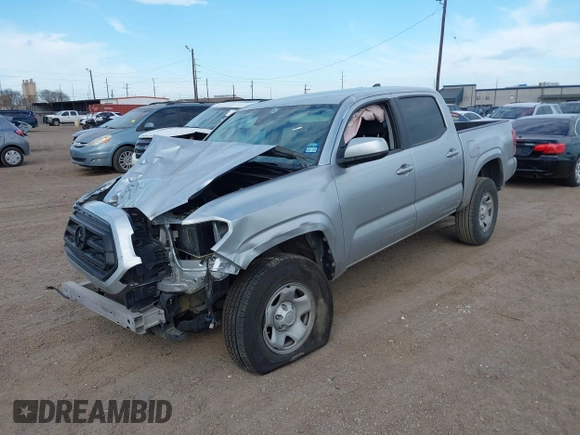 2022 Toyota Tacoma SR with VIN 3TYAX5GN8NT060017, listed as a IAAI auction lot 41504710 with 55,317 mi miles and . Bid and sale history available at DreamBid. Image 16.