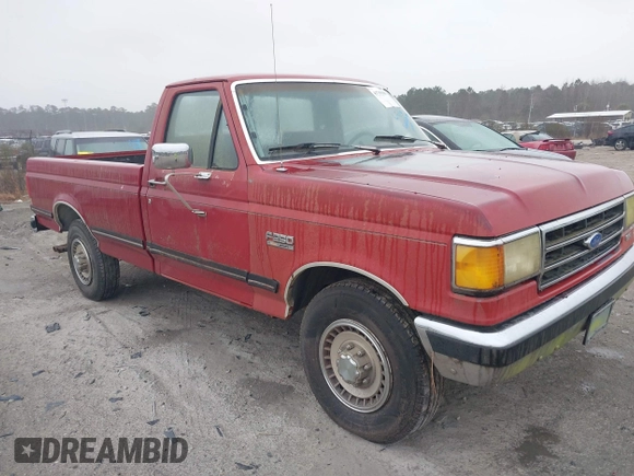 1989 Ford F-250 with VIN 1FTHF25H1KLB31046, listed as a IAAI auction lot 41719169 with 17,846 mi miles and . Bid and sale history available at DreamBid. Image 1.