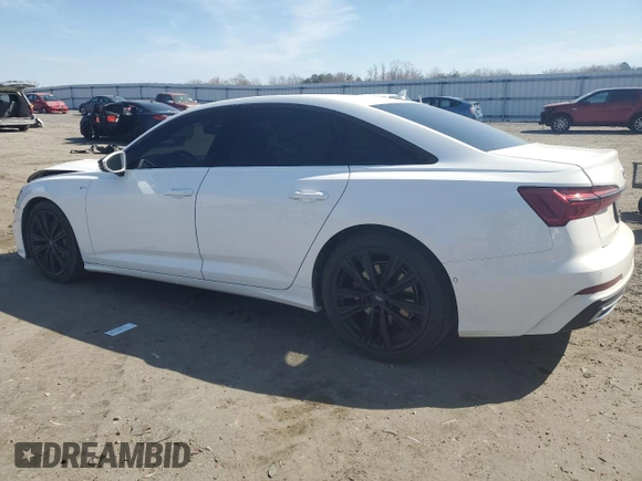 2019 Audi A6 Prestige with VIN WAUM2AF24KN066922, listed as a Copart auction lot 48401975 with 45,980 mi miles and Salvage title. Bid and sale history available at DreamBid. Image 2.