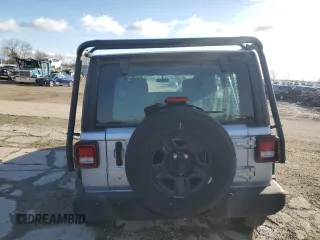 2023 Jeep Wrangler Sport S with VIN 1C4HJXDG0PW670641, listed as a Copart auction lot 41623195 with 27,266 mi miles and Salvage Title. Bid and sale history available at DreamBid. Image 6.