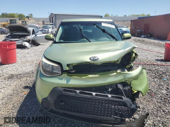 2015 Kia Soul with VIN KNDJN2A21F7812053, listed as a Copart auction lot 53486105 with 184,637 mi miles and Salvage Title. Bid and sale history available at DreamBid. Image 5.