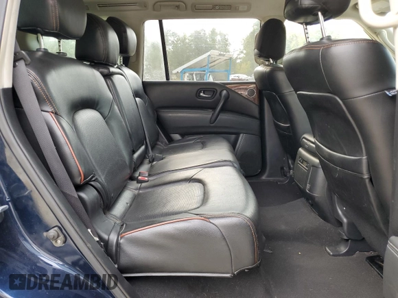 2018 Nissan Armada SV with VIN JN8AY2NC1J9553107, listed as a Copart auction lot 69493074 with 125,054 mi miles and Salvage Title. Bid and sale history available at carsss.com. Image 12.